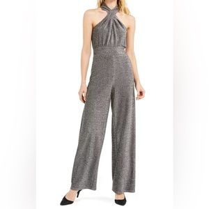 Michael Kors Silver Sparkling Pantsuit | Size Small | Worn Once | Event wear